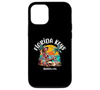 Florida Keys Funny Skeleton in the Hot Sun Design Case for iPhone 12/12 Pro