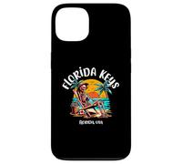 Florida Keys Funny Skeleton in the Hot Sun Design Case for iPhone 13