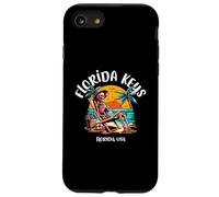 Florida Keys Funny Skeleton in the Hot Sun Design Case for iPhone SE (2020) / 7/8