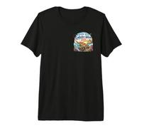 Florida Keys Spiny Lobster sea Bugs, Sunset, Front and Back Premium T-Shirt