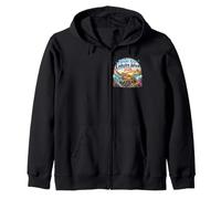 Florida Keys Spiny Lobster sea Bugs, sunset, Front and back Zip Hoodie