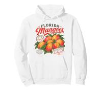 Florida Mangoes Vintage Fruit Distressed Retro Local Grove Pullover Hoodie