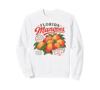 Florida Mangoes Vintage Fruit Distressed Retro Local Grove Sweatshirt