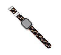 Florida Map Flag Novelty Silicone Bands Compatible with IWatch Soft Waterproof Watchbands Strap