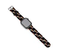Florida Map Flag Novelty Silicone Bands Compatible with IWatch Soft Waterproof Watchbands Strap