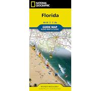 Florida Map - Waterproof Guide Map by National Geographic | Detailed Travel Map of Florida with Cities, Beaches, Parks & Attractions | Road Trip & Tourist Map (National Geographic Guide Map)