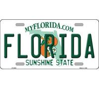 Florida Novelty Metal License Plate Tag LP-6005