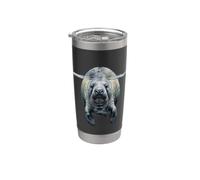 Florida Ocean Mammal Manatee Design Stainless Steel Insulated Tumbler