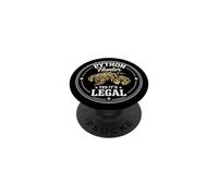 Florida Python Hunting Snake Slayer It's Legal Python Hunter PopSockets Adhesive PopGrip