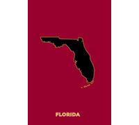 FLORIDA RED AND BLACK - Premium Lined Journal | 6" x 9" | Soft Cover | 120+ Pages - Bold State-Inspired Design: A High-Quality State Notebook - Ideal for School, Work, or Everyday Notes
