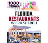 Florida Restaurants Word Search: Large Print