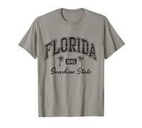 Florida Retro Vintage Souvenir Beach 80s Graphic Print T-Shirt