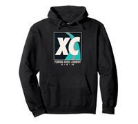 Florida Running Art Vintage XC Outdoor Runner Souvenir Pullover Hoodie