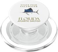 Florida Saltwater Fish Atlantic Sailfish Design PopSockets PopGrip for MagSafe