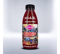 Florida Soda Energy Syrup Compatible with SodaStream - 500 ml, Mix n Match, 3 Flavours, Energy Concentrates, Flavourings For Fizzy Drinks (330ml, Zingberry Sugar Free)