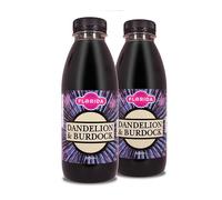 Florida Soda Syrup Compatible With Sodastream - 500ml Twin Packs (500 ml (Pack of 2), Dandelion & Burdoch)