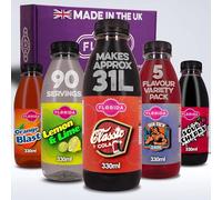 Florida Soda Syrup Compatible With Sodastream - Aspartame & Sugar Free Standard Range | Strawberry, Sour Apple, Cola, Raspberry & Exotic Fruits Flavours (Standard Sugar Free, 5 Pack)