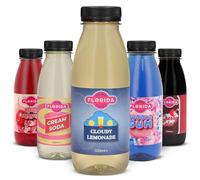 Florida Soda Syrup Compatible With Sodastream - Retro Flavours Aspartame Free Cloudy Lemonade, Cream Soda, Cherryade, Cherry Cola and Bubblegum (Retro, 5 Pack)
