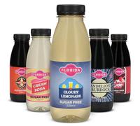 Florida Soda Syrup Compatible With Sodastream - Retro Flavours Aspartame & Sugar Free Cream Soda, Cloudy Lemonade, Ginger Beer, Cherry Cola & Dandelion and Burdock