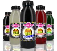Florida Soda Syrup Compatible With Sodastream - Standard, Retro & Mixed Fruit Range Apartame & Sugar Free Options (330 ml (Pack of 5), Sour Fizz Sugar Free)
