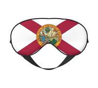 Florida State Flag Double Sided Sleep Mask Soft Comfortable Light Blocking Eye Cover for Night Rest