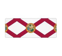 Florida State Flag Keyboard and Mouse Pad, Extra Large Desk Cover, Spill Resistance Mat for Smooth Tracking