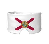 Florida State Flag Print Eye and Ear Muffs Soft Blackout Blocking Sleeping for Adults Kids Travel Nap Aid