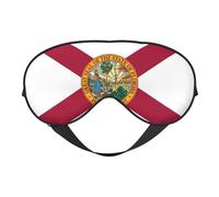 Florida State Flag Printing Rest Sleep Eye Mask, Soft Eye Mask for Home Camping, Blocks Light, Comfortable for Most Users