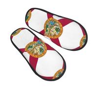 Florida State Flag Printing Slippers cozy Home Slippers Unisex Slipper For Hotel Outdoor Bathroom L