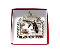 Florida State Landmarks Christmas ORNAMENT Miami Tampa Orlando Keys Pensacola +