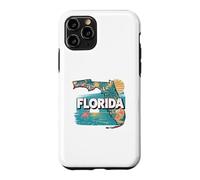 Florida State Map Road Trip Jacksonville Miami Tampa Orlando Case for iPhone 11 Pro