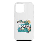 Florida State Map Road Trip Jacksonville Miami Tampa Orlando Case for iPhone 13 Pro Max