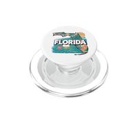 Florida State Map Road Trip Jacksonville Miami Tampa Orlando PopSockets PopGrip for MagSafe