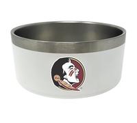 Florida State Seminoles 32 Oz Stainless Steel Dog Food & Water Bowl - NCAA Officially Licensed