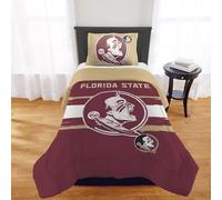 Florida State Seminoles Comforter Set - Seminoles Bedding for Dorms, Guest Rooms, RVs, Tailgates & FSU Game Day Decor, Twin/Twin XL