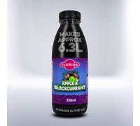 Florida Syrups Flavours Compatible with Sodastream Machines - Soda Drink Flavourings 330 ml (Pack of 1), Apple & Blackcurrant Aspartame Free