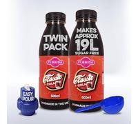 Florida Syrups Flavours Compatible with Sodastream Machines - Soda Drink Flavourings 500 ml (Pack of 2) (500 ml (Pack of 2), Classic Cola Sugar Free)