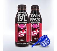 Florida Syrups Flavours Compatible with Sodastream Machines - Soda Drink Flavourings 500 ml (Pack of 2) (500 ml (Pack of 2), Cherry Cola Sugar Free)