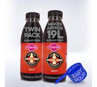 Florida Syrups Flavours Compatible with Sodastream Machines - Soda Drink Flavourings 500 ml (Pack of 2) (500 ml (Pack of 2), Ginger Beer Sugar Free)