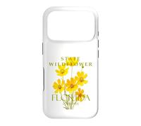 Florida Territory Coreopsis Wildflower Design Case for iPhone 17 Pro