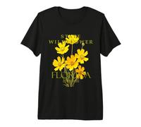Florida Territory Coreopsis Wildflower Design Premium T-Shirt