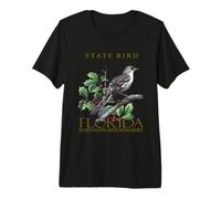 Florida Territory Northern Mockingbird Design Premium T-Shirt