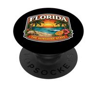 Florida The Sunshine State Souvenir Visitor Trip Memorabilia PopSockets Adhesive PopGrip