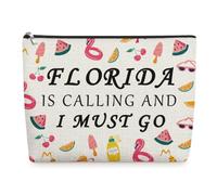 Florida Trip Gift Makeup Bag Florida Lovers Gift for Daughter Vacation Gift
