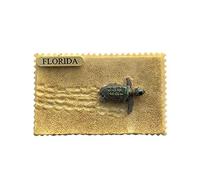 Florida USA 3D Beach Refrigerator Magnet Resin Travel Souvenirs,Handmade Home & Kitchen Decoration Florida Fridge Magnet Collection Gift