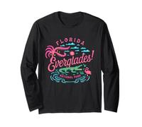 Florida Vacation Everglades National Park Alligator Vintage Long Sleeve T-Shirt