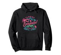Florida Vacation Everglades National Park Alligator Vintage Pullover Hoodie
