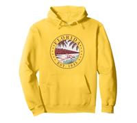 Florida Vintage State 1845 Shirt Flamingo Palm Shoreline Pullover Hoodie