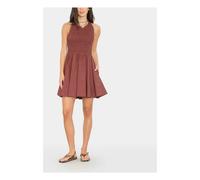 Florie Cotton Dress Brown S