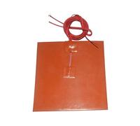 FLORIG Accessories Silicone heating pad heater 280mmx280mm for 3d printer heat bed (Color : Schwarz, Size : 240V 300W)(Red,120V 600W)